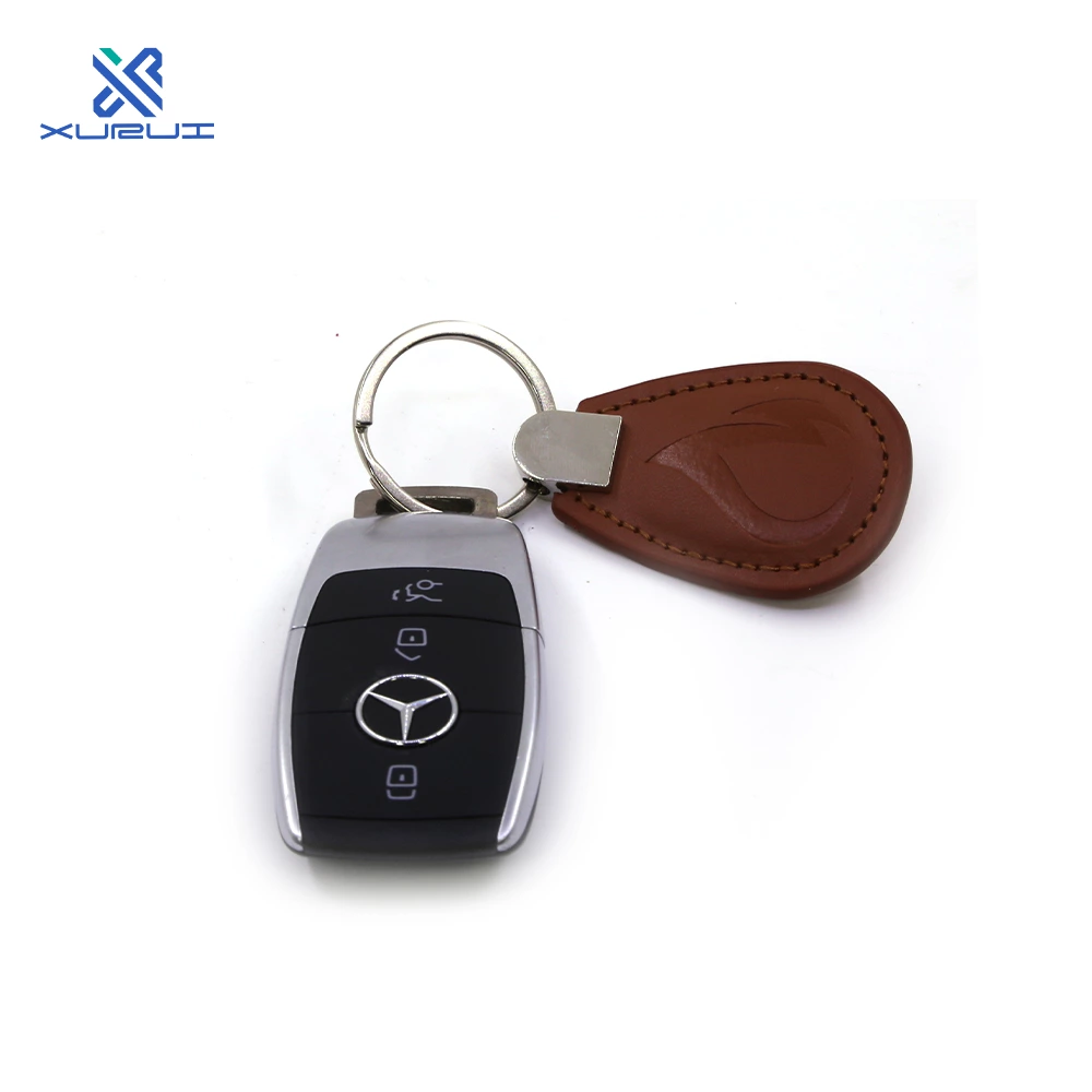 125khz EM4200 RFID Fob Tags Access Control Card Waterproof T5577 RFID Leather Keyfob TK4100