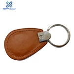 125khz EM4200 RFID Fob Tags Access Control Card Waterproof T5577 RFID Leather Keyfob TK4100
