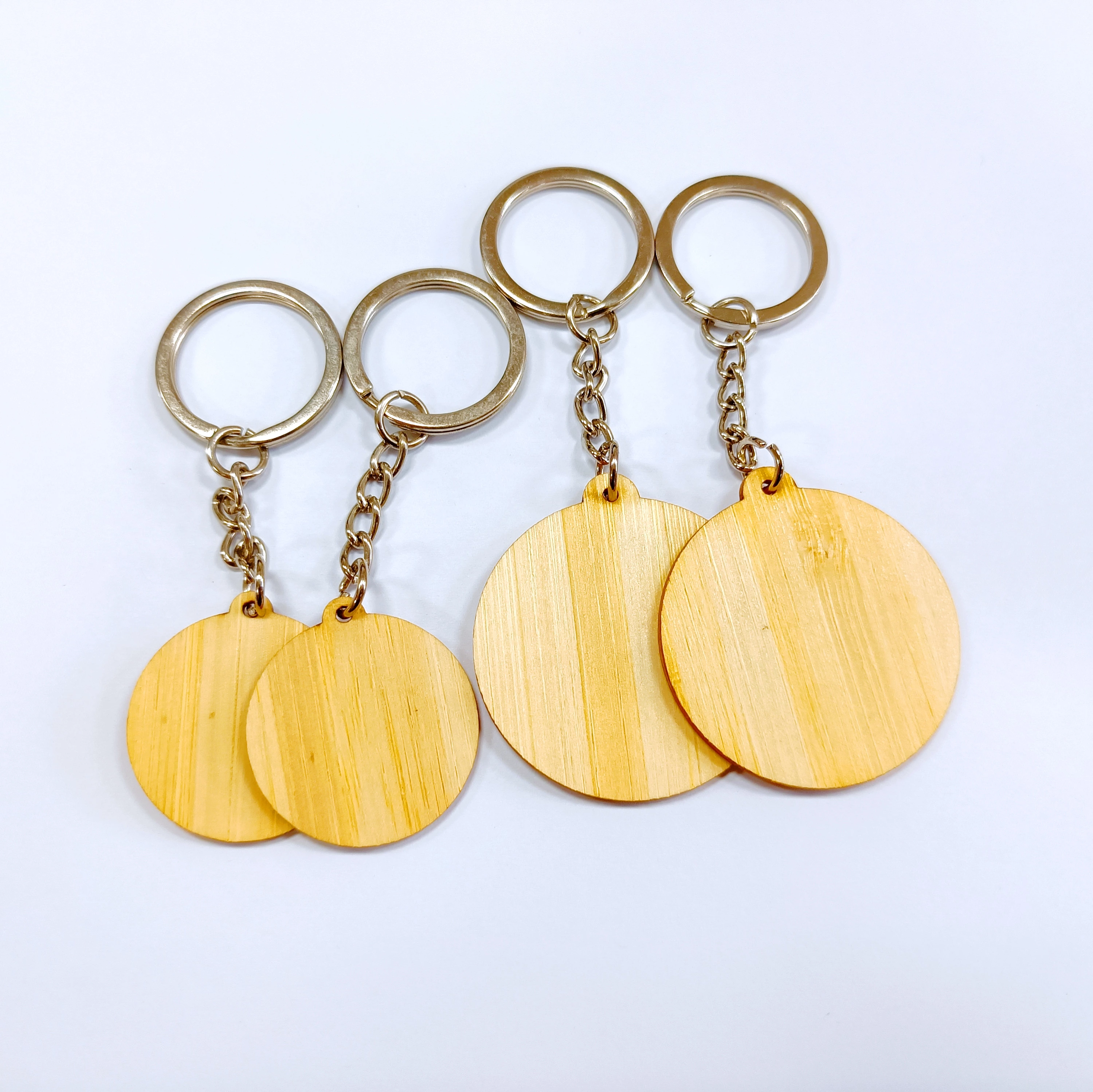 RFID NFC Waterproof Wooden RFID Chip Cards Eco Wood Keyfob For Access Control