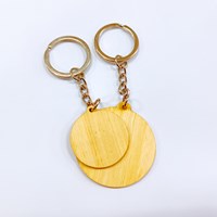 RFID NFC Waterproof Wooden RFID Chip Cards Eco Wood Keyfob For Access Control