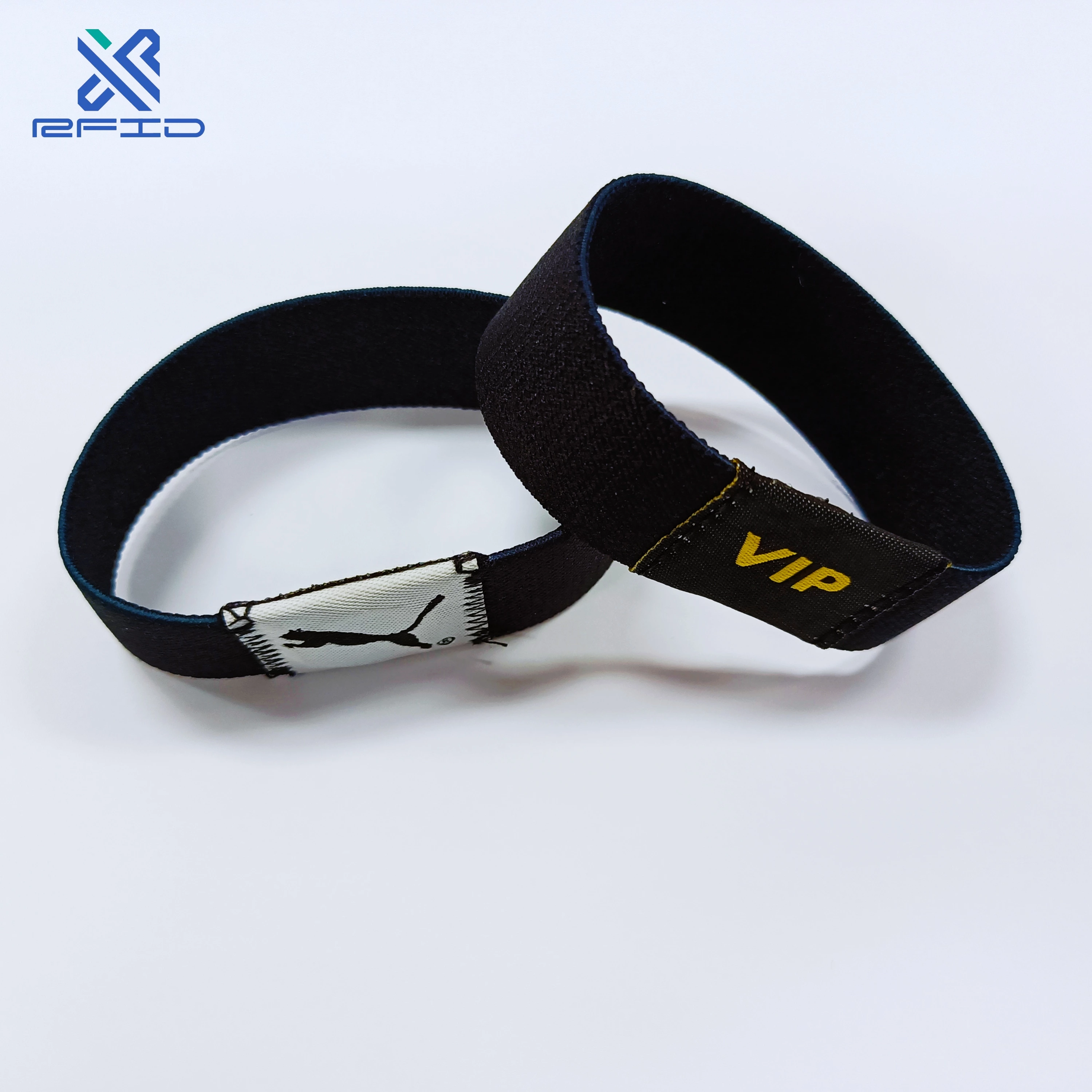 Adjustable Passive RFID elastic Wristband price Silicone RFID Wristband / Bracelet