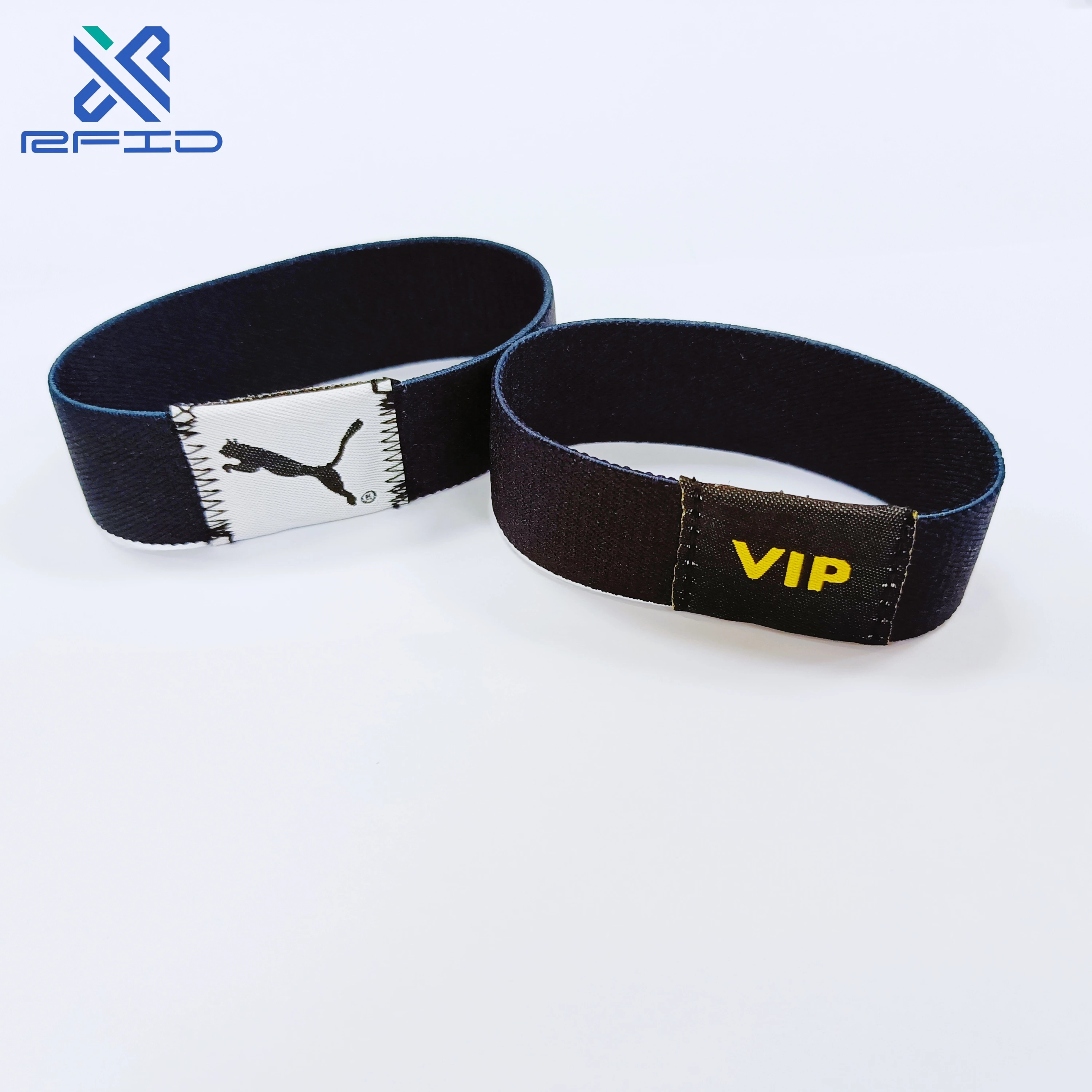 Adjustable Passive RFID elastic Wristband price Silicone RFID Wristband / Bracelet