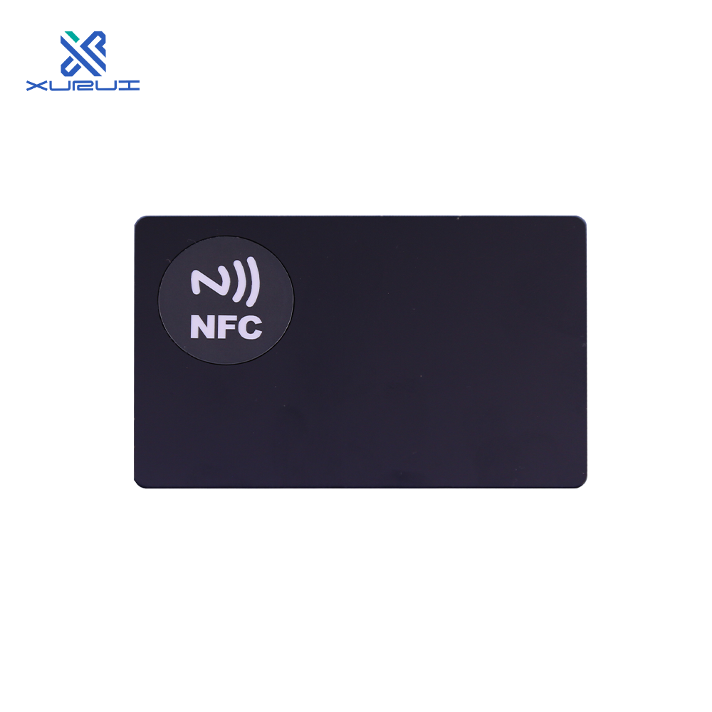Rfid Metal Card Custom RFID Electronic NFC Frosted Metal Business Card With Logo