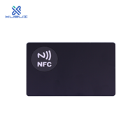 Rfid Metal Card Custom RFID Electronic NFC Frosted Metal Business Card With Logo