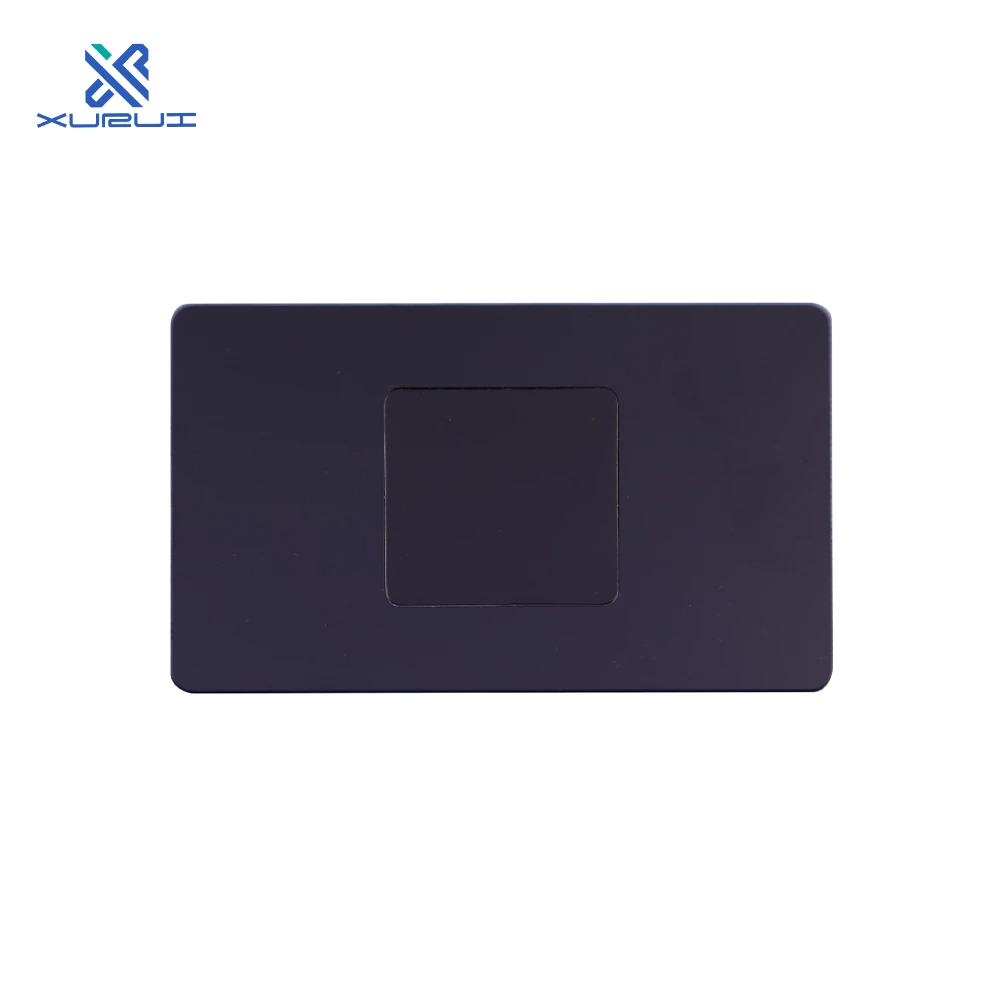 Rfid Metal Card Custom RFID Electronic NFC Frosted Metal Business Card With Logo