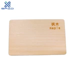Programmable bamboo wood business Cards RFID ISO14443A Smart NTAG213216 NFC wooden hotel key card