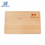 Programmable bamboo wood business Cards RFID ISO14443A Smart NTAG213216 NFC wooden hotel key card