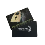 Custom logo Credit Cards And Passports Protector Card Blocker Rfid Blocking Card
