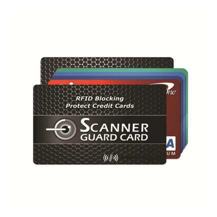 Custom logo Credit Cards And Passports Protector Card Blocker Rfid Blocking Card