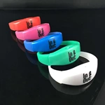 Sound Activated Flashing LED Wristband for Events Rave Party Silicone LED Bracelet for Festival by Voice Control