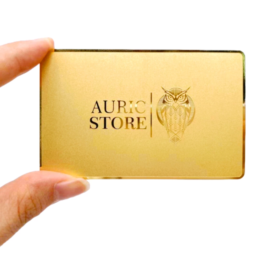 Stainless Steel RFID Mirror Product Black Business Metal NFC Card