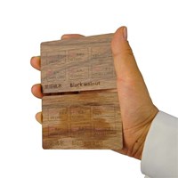 Programmable bamboo wood business Cards RFID ISO14443A Smart NTAG213/216 NFC wooden hotel key card