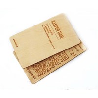 Programmable bamboo wood business Cards RFID ISO14443A Smart NTAG213/216 NFC wooden hotel key card