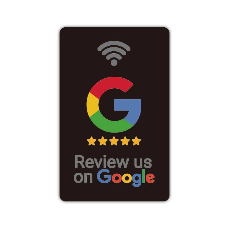 13.56mhz nfc tag for restaurant menu nfc social media tag sticker google review card