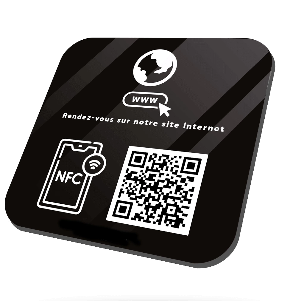 13.56mhz nfc tag for restaurant menu nfc social media tag sticker google review card