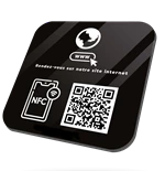 13.56mhz nfc tag for restaurant menu nfc social media tag sticker google review card