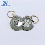 13.56MHz NFC Pet ID Tag QR Code RFID Pet Tracking Tag Electronic Dog Collar