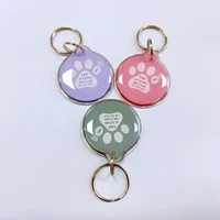 13.56MHz NFC Pet ID Tag QR Code RFID Pet Tracking Tag Electronic Dog Collar