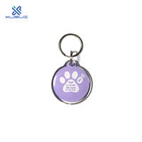 13.56MHz NFC Pet ID Tag QR Code RFID Pet Tracking Tag Electronic Dog Collar