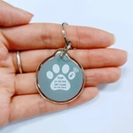13.56MHz NFC Pet ID Tag QR Code RFID Pet Tracking Tag Electronic Dog Collar