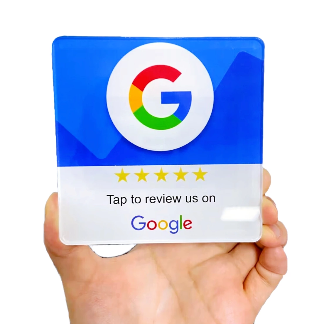 Custom Logo Printing 13.56MHz Plastic Programmable RFID Contactless Google Review NFC business review Card