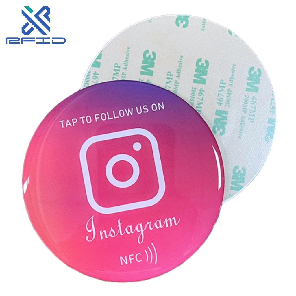 Custom Logo Printing 13.56MHz Plastic Programmable RFID Contactless Google Review NFC business review Card