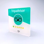 Custom Waterproof QR Code NFC menu Food Ordering Tag for Restaurants