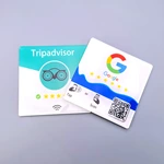 13.56mhz nfc tag for restaurant menu nfc social media tag sticker google review card