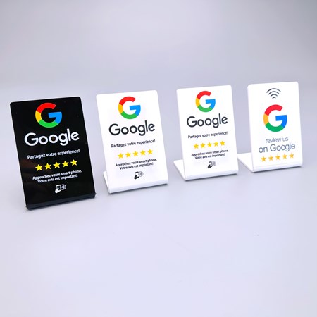 Review us on Google Table Tent