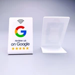 Table Menu Tent Restaurant Menu Card Holder stand with NFC Chip