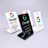 Table Menu Tent Restaurant Menu Card Holder stand with NFC Chip