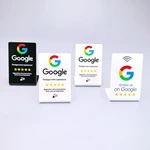 Table Menu Tent Restaurant Menu Card Holder stand with NFC Chip