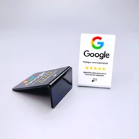 Table Menu Tent Restaurant Menu Card Holder stand with NFC Chip