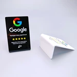 Table Menu Tent Restaurant Menu Card Holder stand with NFC Chip