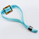 RFID Customized LOGO Coconut Shell Waterproof Fabric Nfc Rfid Bracelet Wristband For Event