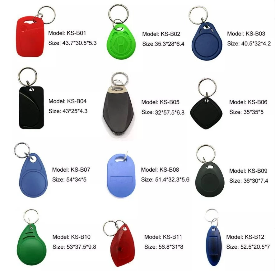 waterproof uhf round ABS smart rfid rings rfid tag proximity rfid keyfob OEM custom tag for car parking system
