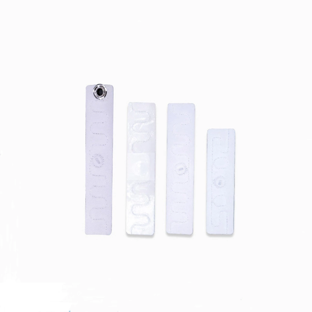 laundry clothes tagging 865-867 mhz uhf white fabric rfid laundry tags for Clothes Management