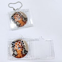 Portable Keychain Rfid Tags CD-R NFC Smini Album Music CD Jewel Box Album Photo Display Box Mini Music Album Case