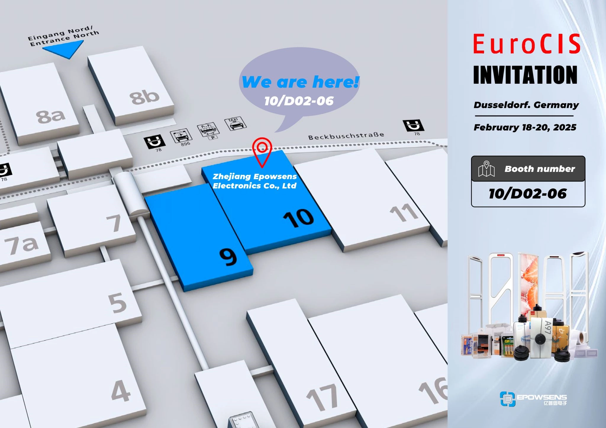 Invitation to Visit Wenzhou Xurui Electronic Technology Co., Ltd at EuroCIS 2025