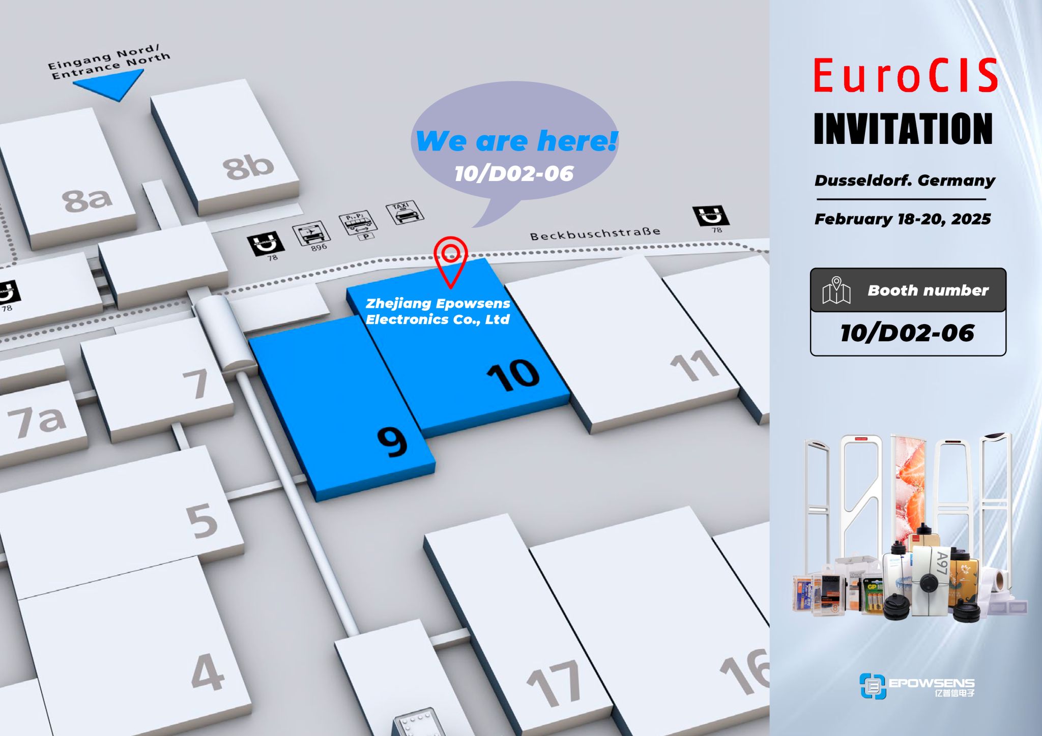 Invitation to Visit Wenzhou Xurui Electronic Technology Co., Ltd at EuroCIS 2025